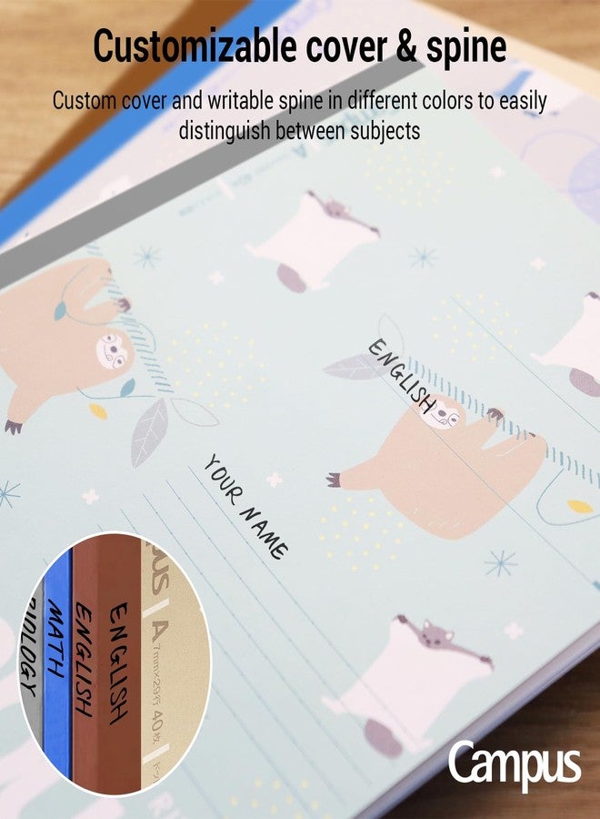 كوكويو دفاتر كوكويو، عبوة من 3 دفاتر، مقاس B5، مسطرة بنقاط A 7 مم، 40 ورقة، دفتر مدرسي مسطر بألوان الأزرق والأخضر والأصفر، دفتر يوميات أنيق للنساء والفتيات، مناسب للعمل والدراسة وتدوين الملاحظات، مستورد من اليابان - Image 5